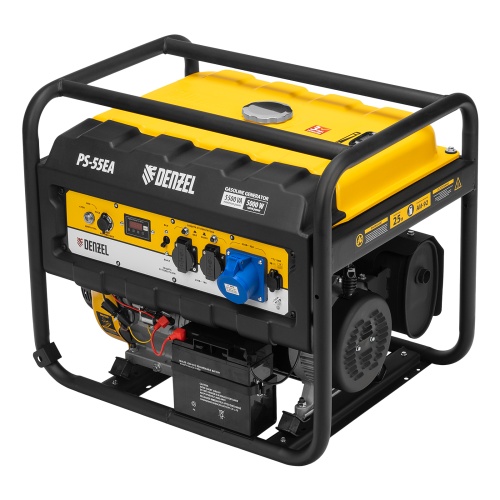 генератор бензиновый denzel ps 55 ea 946874 5500 вт фото 10