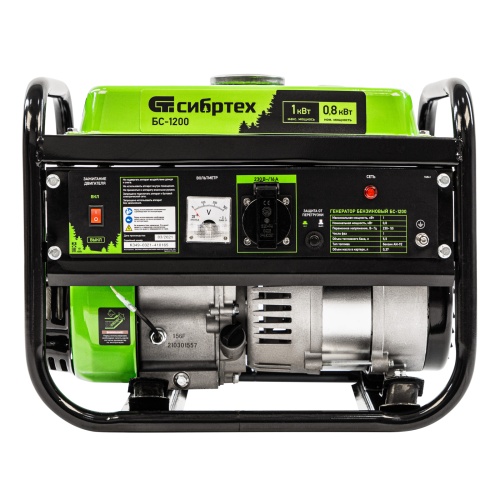 генератор бензиновый сибртех бс-1200 1000 вт фото 9