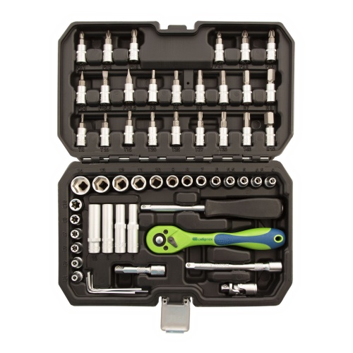 набор инструментов сибртех 56 предметов 1/4" фото 9