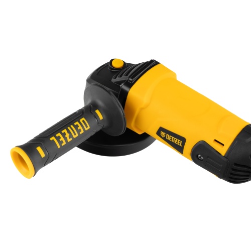машина шлифовальная угловая denzel ag125-1100a 1100 вт фото 2