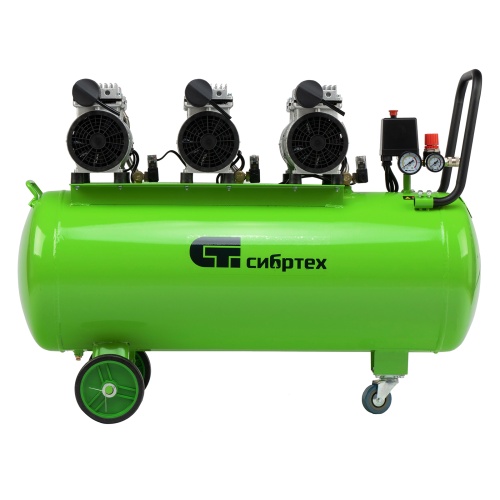 компрессор безмаслянный сибртех мб 2250/100 фото 7