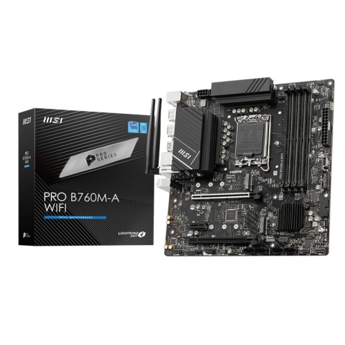 материнская плата msi intel pro b760m-a wifi ddr5 фото 4