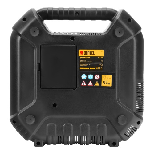 компрессор воздушный denzel dl1100 58005 мощностью 1100 вт, 180 л/мин фото 2
