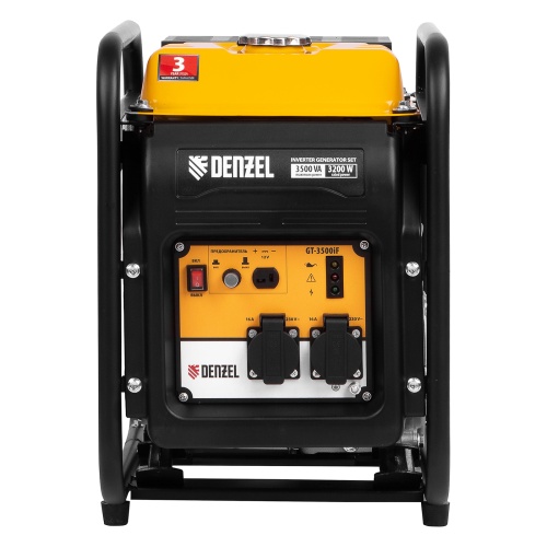 генератор инверторный denzel gt-3500if 94705 3500 вт фото 7