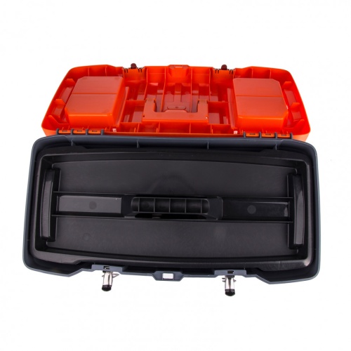 ящик для инструмента stels 22" с металлическими замками фото 4