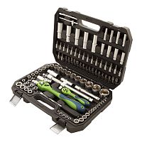 набор инструментов сибртех 13511 108 предметов 1/2", 1/4" в кейсе