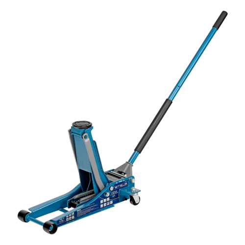 домкрат гидравлический подкатной stels 3 т  75-515 мм профессиональный фото 10