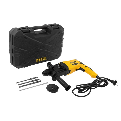 перфоратор электрический denzel rhh-600-22 600 вт 26602