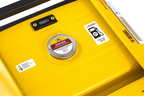 генератор дизельный denzel dd6300е 94657 5000 вт фото 5