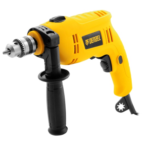 дрель ударная denzel id-550 550 вт
