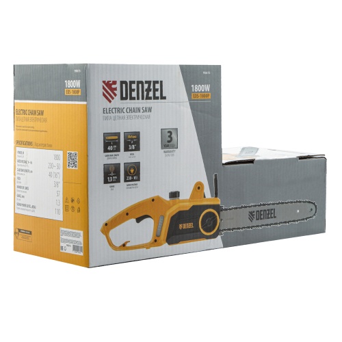 пила цепная электрическая denzel eds-1800p 1800 вт фото 6