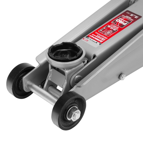 домкрат гидравлический подкатной matrix 3 т 130-410 мм фото 3