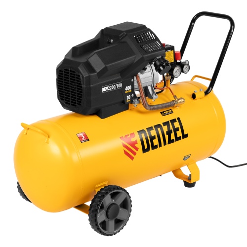 компрессор воздушный denzel dkv2200/100 х-pro фото 9