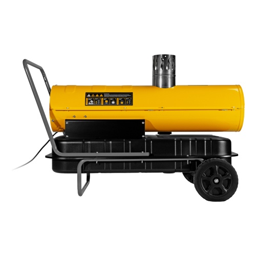 дизельная тепловая пушка denzel nhg-30i 30000вт 750 м3/ч непрямой нагрев, цифровой термостат фото 5