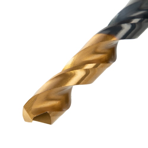 набор сверл по металлу denzel hss-tin 1-13 мм golden tip 25шт фото 10