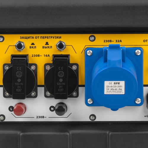 генератор бензиновый denzel ps 90 ea 946934 9000 вт фото 6