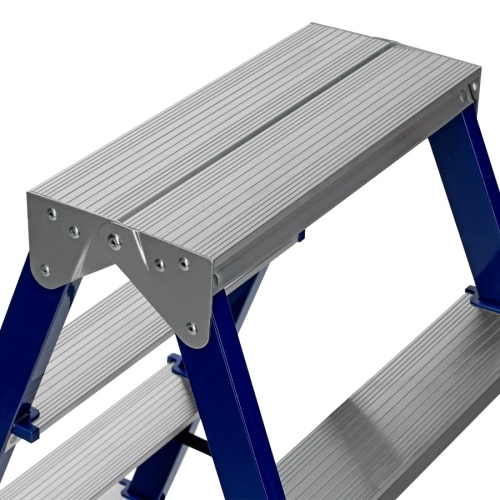 стремянка сибртех стальная двусторонняя 6 ступеней двусторонняя 97936 фото 4