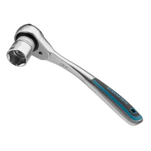 набор торцевых головок с трещоткой gross 1/2", 1/4" 41 предмет фото 3