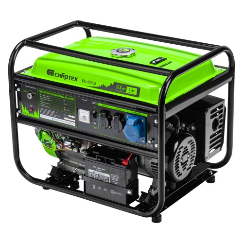 генератор бензиновый сибртех бс-6500э 5500 вт фото 10