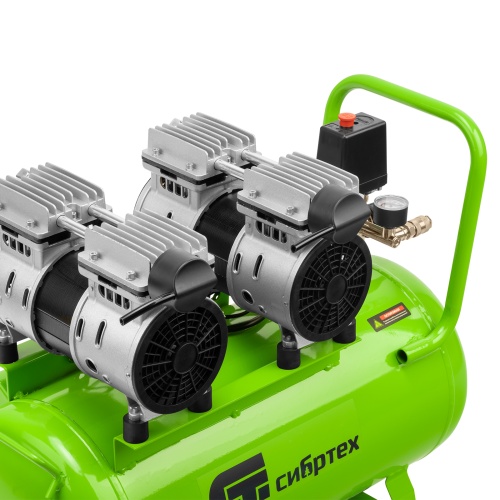 компрессор безмаслянный сибртех мб 2000/50 фото 4