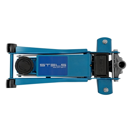 домкрат гидравлический подкатной stels 3 т  75-515 мм профессиональный фото 5