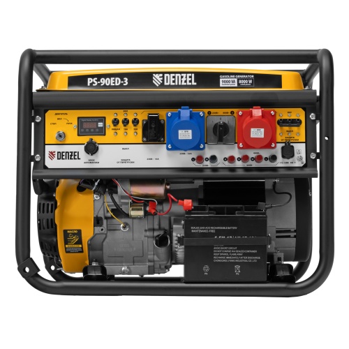 генератор бензиновый denzel ps 90 ed-3 946944 9000 вт фото 9