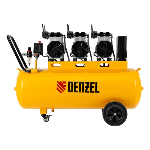 компрессор безмасляный denzel dls 3300/100 фото 6
