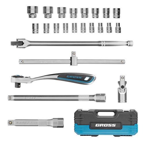 набор инструментов gross 24 предмета 1/2" фото 10