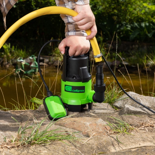 дренажный насос для грязной воды сибртех сдн450-35 фото 3