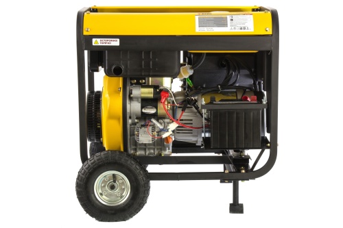 генератор дизельный denzel dd6300е 94657 5000 вт фото 7