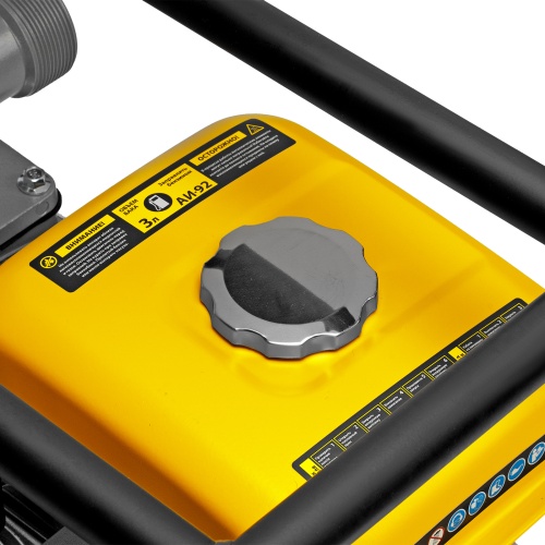 мотопомпа бензиновая для чистой воды denzel px-50 7 лс фото 4