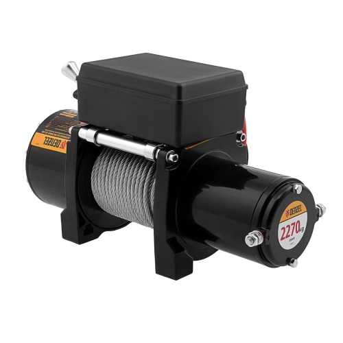 лебедка автомобильная электрическая denzel lb-2200 3300 вт фото 8