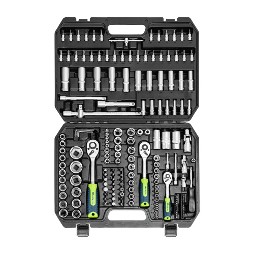 набор инструментов сибртех 1/2", 3/8", 1/4" 172 предметов пластиковый кейс фото 9