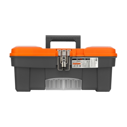 ящик для инструмента stels 16" с металлическими замками фото 6