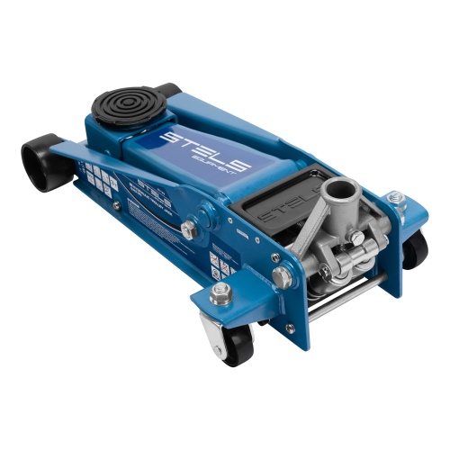 домкрат гидравлический подкатной stels 3 т 130-465 мм профессиональный фото 5