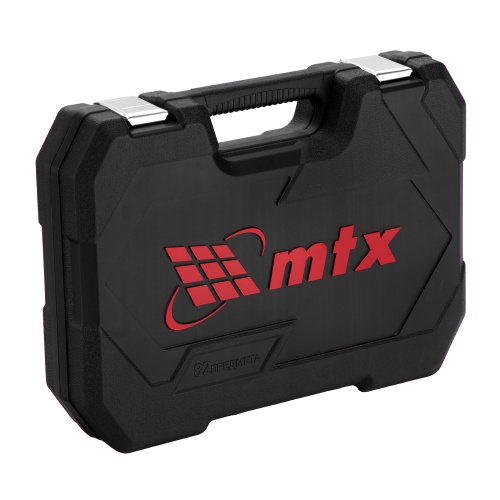набор инструментов mtx 1/2", 1/4" 82 предмета пластиковый кейс фото 6