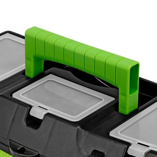 ящик для инструментов сибртех 16" с органайзерами фото 5