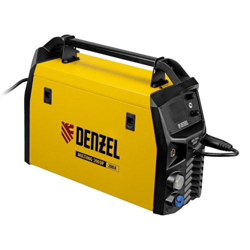сварочный инверторный аппарат denzel multimig-200dp synergy double pulse фото 7