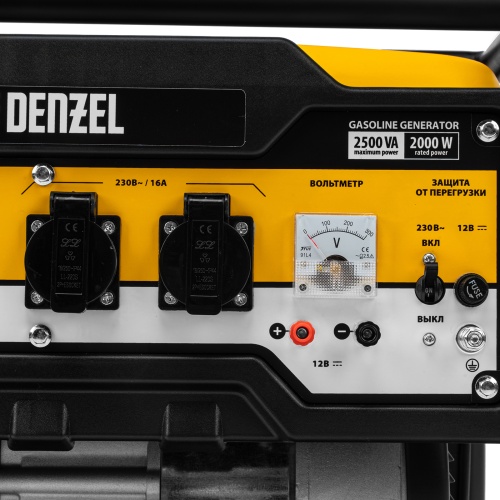генератор бензиновый denzel ps 25 946814 2500 вт фото 3