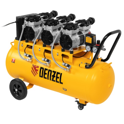 компрессор безмасляный denzel dls 2250/100 фото 10