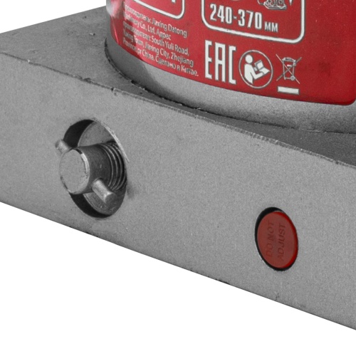 домкрат гидравлический бутылочный matrix 50 т 240-370 мм фото 4