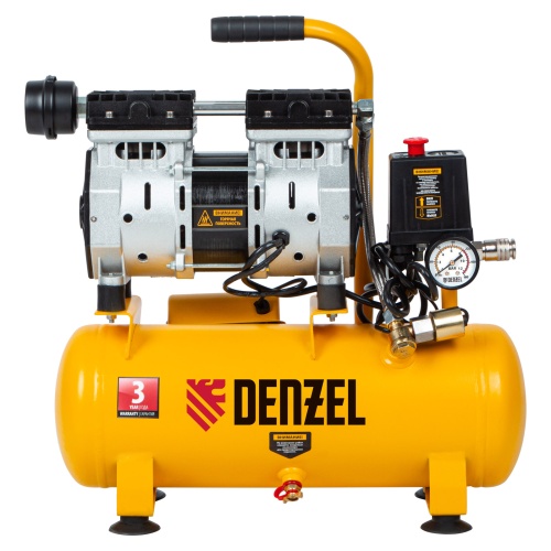 компрессор безмаслянный denzel dls650/10 фото 7