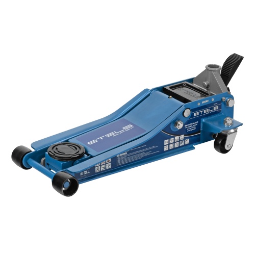 домкрат гидравлический подкатной stels 3 т 75-505 мм профессиональный