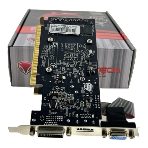 видеокарта afox radeon r5 220 2gb gddr3 1fan lp (afr5220-2048d3l5) фото 6