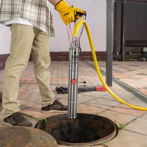 скважинный насос denzel dws-3-75 97250 фото 3