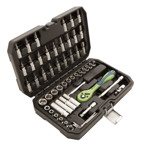 набор инструментов сибртех 56 предметов 1/4" фото 10