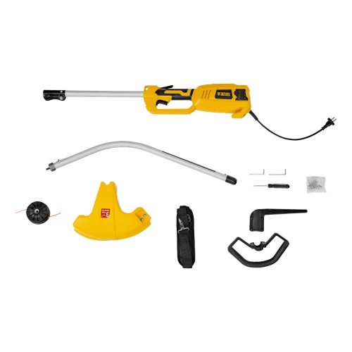 триммер электрический denzel 96641 te-1100 1100 вт 6500 об/мин с разборной штангой фото 3