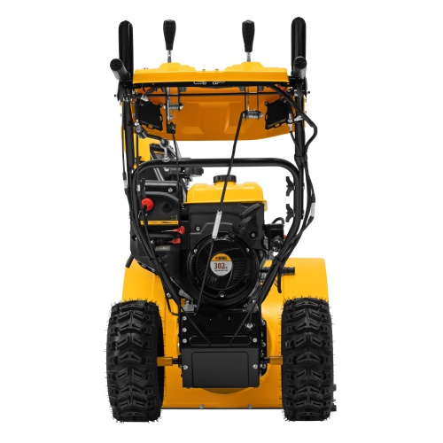 бензиновая снегоуборочная машина denzel sbl 711d pro фото 4