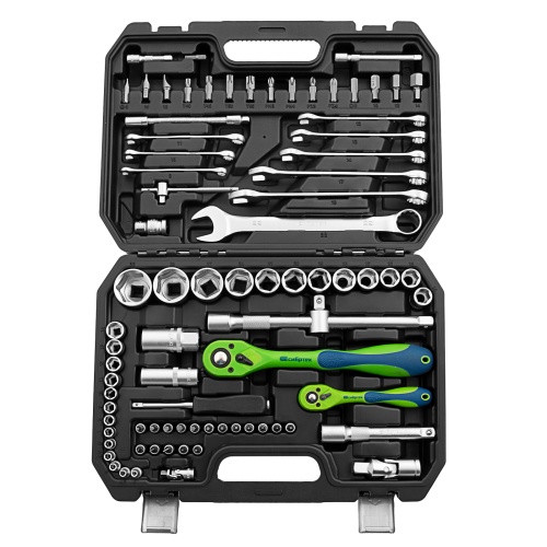 набор инструментов сибртех 82 предмета 1/2", 1/4" фото 9