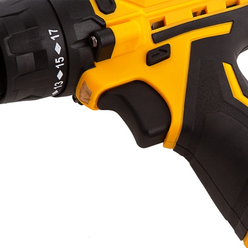 дрель-шуруповерт аккумуляторная denzel cdl-12cb 12в фото 8